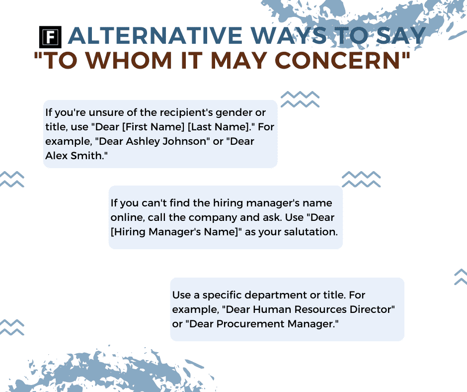 Alternative Ways to Say To Whom It May Concern