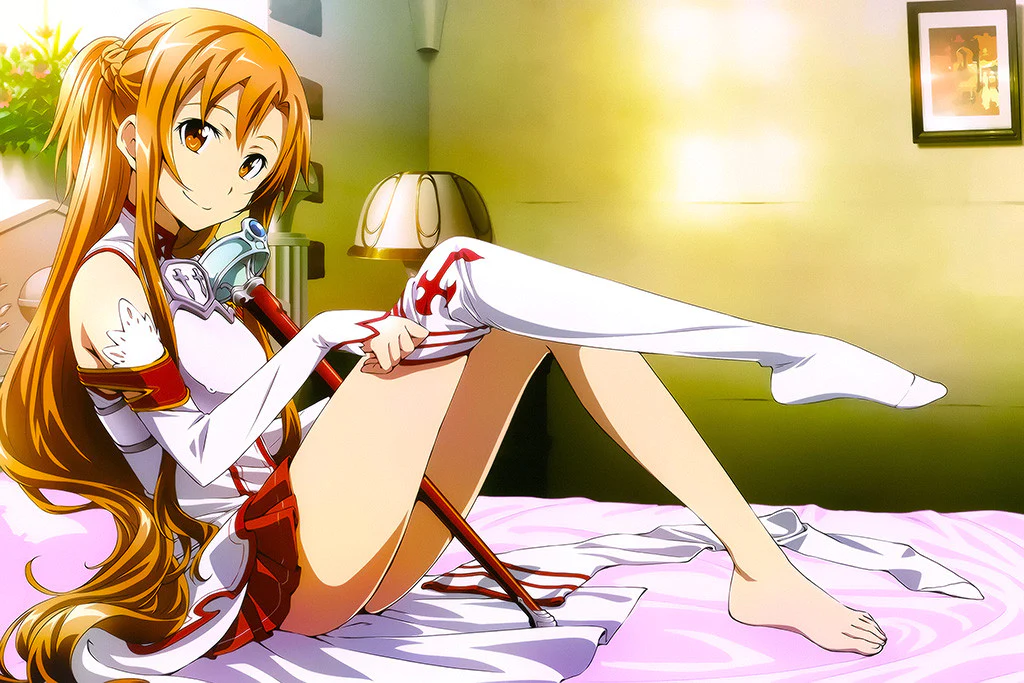 Asuna as a hottest anime girl characters