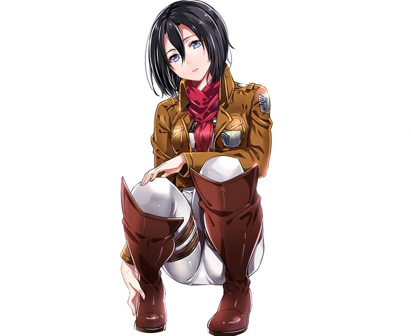 Mikasa Ackerman pretty anime girl wallpaper